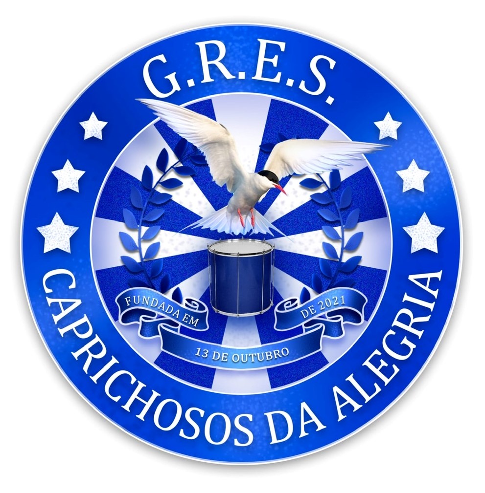 Grupo Recreativo Escola de Samba - Caprichos da Alegria logótipo